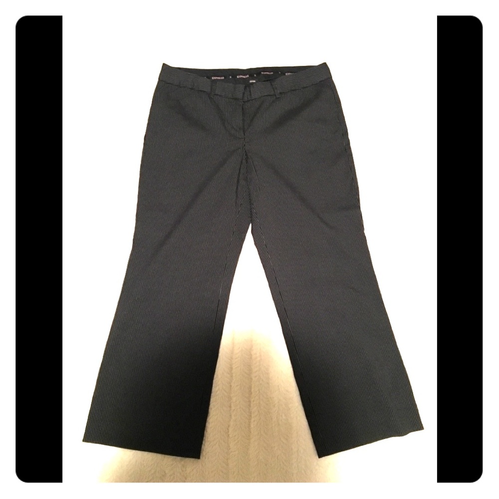 Pin striped Express Editor Capris- Size 6